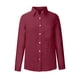 thumbnail image 4 of ICHUANYI Clearance Womens Solid Color Shirt V Neck Loose Blouse Long Sleeve Casual Work Tunic Tops With Pocket(Wine, L) ICHUANYI WER2023081010502, 4 of 5