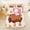 Capybara 14, variant on Erosebridal Cartoon Capybara Twin Sheet Sets 3pcs For Kids,Pink Ribbon Bow Tie Bedding For Children Boys Girls,Ultra Soft Home Decor