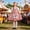 Pink, variant on Toddlers Outfits Sets for Graduation Girls Farm Dress Holidays Style Party Wear Kids Clothing Sets