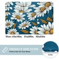 thumbnail image 2 of Daisy Non-Slip Polyester Door Mat Floor Rug, Machine Washable Office Rug, 2 of 6