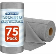 Microfiber Cleaning Cloth Roll -75 Pack, Microfiber Towel Roll Tear Away, Reusable Cleaning Rags, Microfiber Towels for Cars, Dish Rags Dust Cloths for Kitchen, Home, Auto 11.5 x 11.5 inch