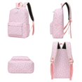 thumbnail image 3 of BUTIED Schoolbag Set Floral Prints Backpack Lightweight Textured Fabric Bookbag with Crossbody Lunch Bag Pencil Pouch,  Perfect for College & 6-15, 3 of 13