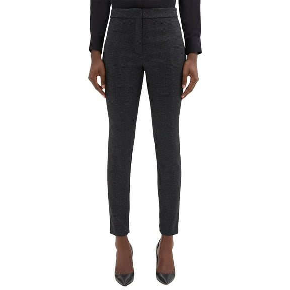 Theory womens  Ponte Zip Pant, 00, Black