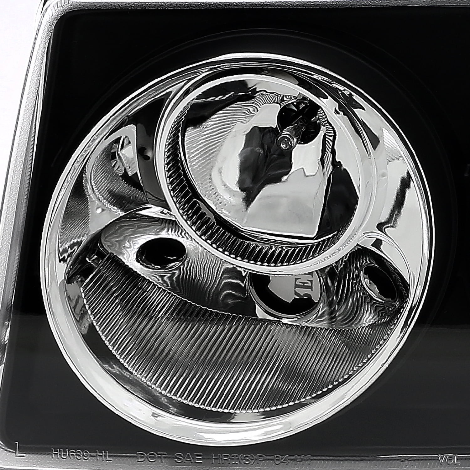 Spec-D Tuning Black Projector Headlights Compatible with 2005-2010 Chrysler 300 Base / LX / Touring / Touring AWD, 2005-2007 Chrysler 300 Limited / Limited AWD, Left + Right Pair Headlamps Assembly