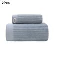 thumbnail image 3 of 2 Pieces/Set Cotton Bath Towel Soft Replacement Rectangular Home Bathing Shower Face Towel Washcloth Accessories Brown, 3 of 9