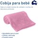 thumbnail image 2 of Cobija para Bebé, Bluelander, 2 piezas, de Franela, Diseño Liso, Fiusha, 2 of 5