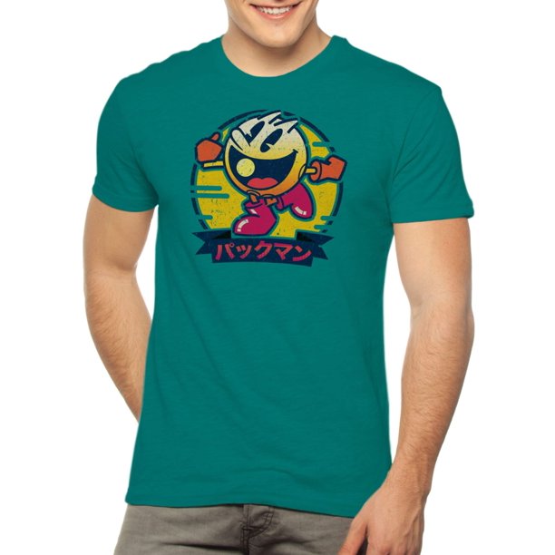 Pac Man Pacman Kanji Men's and Big Men's Graphic Tshirt Walmart