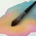 thumbnail image 3 of New York Central Oasis Synthetic Premium Brushes - Elite Professional Watercolor Brushes for Artists, Painting, Students, Studios, & More! - [Pointed Oval Wash - 3/4"], 3 of 7