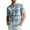 Mens Shirts Light Blue, variant on S-5X Mens Big and Tall Shirts Short Sleeve Plus Size T-Shirts Button-Down Collared Casual Plaid Printed Breathable Hawaiian Beach Tees Tops