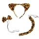 thumbnail image 1 of 3 juegos de diadema con orejas de gato, pajarita y cola para cosplay, accesorios para disfraz de leopardo, 1 of 6