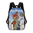 thumbnail image 1 of Zootopia-theme Backpack, Campus style schoolbag Bookbag with Adjustable Shoulder Straps And Large Zip Compartment, Unisex Travel Bags.17”, 1 of 6