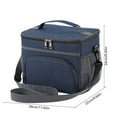 thumbnail image 3 of Dvumao Organizers and Storage, Large Insulated Lunch Bag 15L Reusable Lunch Box for Office Picnic Hiking Beach Leakproof Cooler Tote Bag Organizer with Adjustable Shoulder Strap, Mom Gifts, 3 of 6