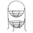 thumbnail image 2 of HUBERT Countertop Merchandising Rack 2 Tier, Espresso Metal - 14" L x 10" W x 18 1/2 H, 2 of 3