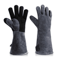 thumbnail image 1 of Guantes de protección laboral de alta temperatura para soldadura eléctrica/barbacoa/estufa grises alargados Adepaton Botas y Guantes, 1 of 5