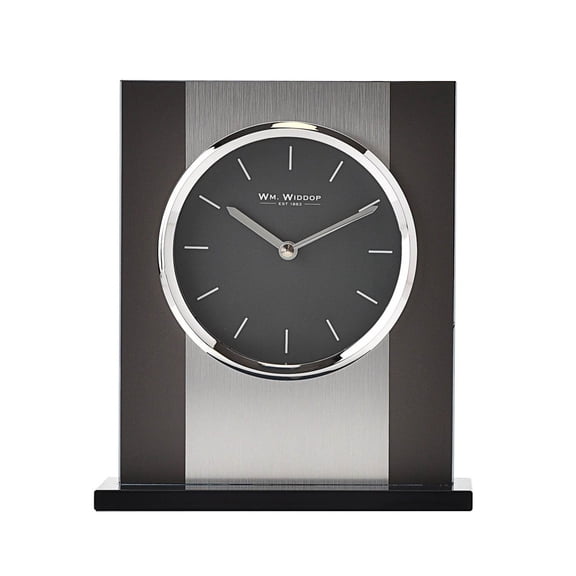 William Widdop Aluminum Mantel Clock