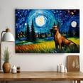 thumbnail image 3 of Belgian Tervuren Dog Watercolor Starry Night Van Gogh Painting Kits, Painting Watercolor Canvas, Canvas Suitable for Room Decor Cafe Decor Or Gift for Friends, 3 of 4