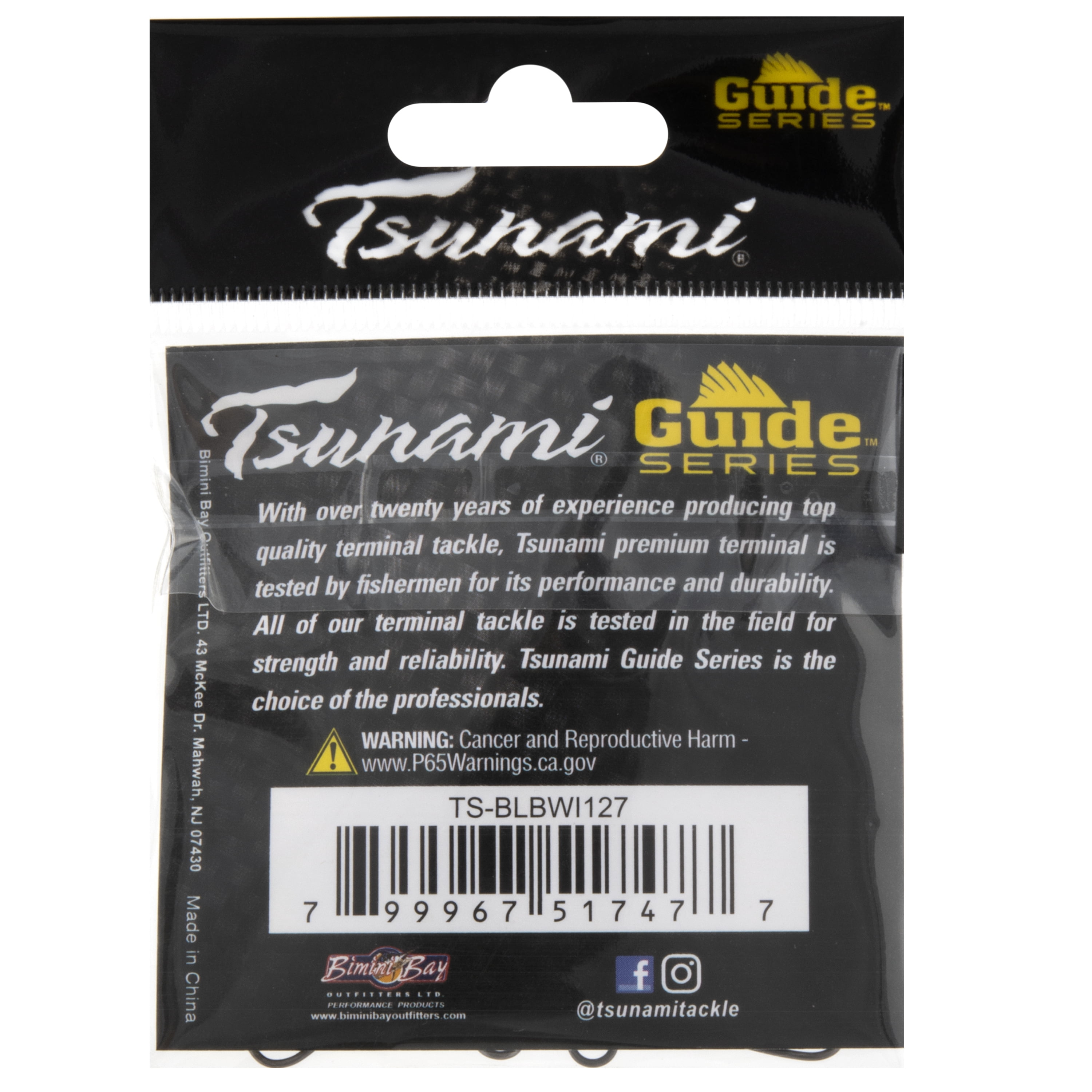 (6 pack) Tsunami Barrel Swivel with Interlock Snap Size 7 – Black, 12 Count