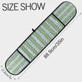 thumbnail image 3 of Yayeee Double Oven Mitt Kitchen Heat Resistant Baking 35" x7" Quilted Cotton Glove, Green Stripe Pattern, 3 of 6