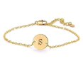thumbnail image 1 of Wekity Cheville Ronde en Anglais 26 Lettres, Rempli d'Or 14K, 1 of 3