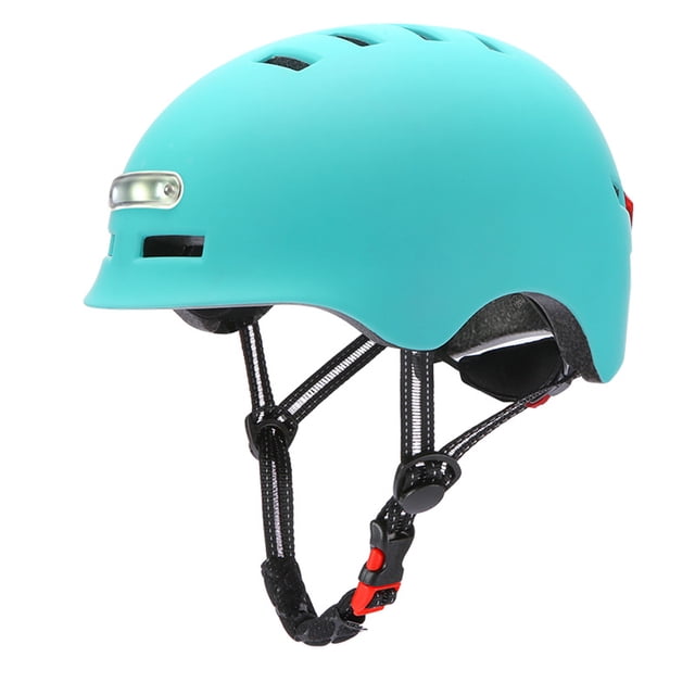Casco de bicicleta para adultos hombres y mujeres con luz USB recargable
