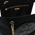 thumbnail image 3 of Bolsa Tote Marca Tory  Burch color negro con asa dorada, bolsa interna con cremallera, 3 of 5