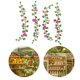 thumbnail image 3 of 8 rosas en miniatura: flores artificiales colgantes para dioramas, decoración de micropaisajes - Accesorios de jardín para casas de muñecas, 3 of 7