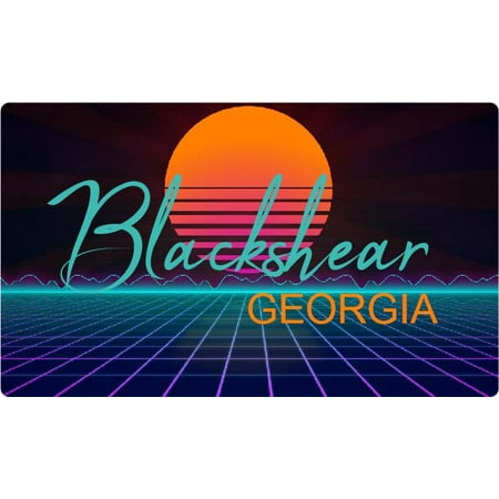 

Blackshear Georgia 4 X 2.25-Inch Fridge Magnet Retro Neon Design