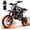 Black, variant on Aoemoe 49cc Kids Dirt Bike, Gasoline Powered 2-Stroke Mini Motorcycle, 1-Seater, Blue