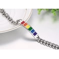 thumbnail image 3 of Joyas Sunnimix Acero Inoxidable Homosexual Lesbiana Orgullo 21cm, 3 of 8