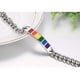 thumbnail image 3 of Joyas Sunnimix Acero Inoxidable Homosexual Lesbiana Orgullo 21cm, 3 of 8