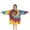 Colorful Rainbow Tie, variant on Colorful Rainbow Tie Dye Spiral Pattern Blanket Hoodies for Kids 6-13YR Oversize Wearable Blanket Hoodies for Boys Girls Teens