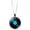 Blue necklace, variant on Vinyl Record Earrings Vintage Retro Black Player DJ Music Metal Phonograph Album Small Round Circle Lightweight Dangle Drop Earrings for Women 80's Punk Style Rock Hip Hop Fashion Jewelry G...[p6422]