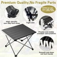 thumbnail image 4 of Camping Table, Folding Camping Table, Folding Table, Portable Ultralight Aluminum Alloy With Carry Bag, Outdoor, Picnic, Beach, 4 of 5