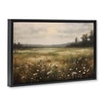 thumbnail image 3 of Stupell Industries Dotted With Daisies Field Black Framed Floater Canvas Wall Art, design by Creative Studio, 21 x 31, 3 of 9