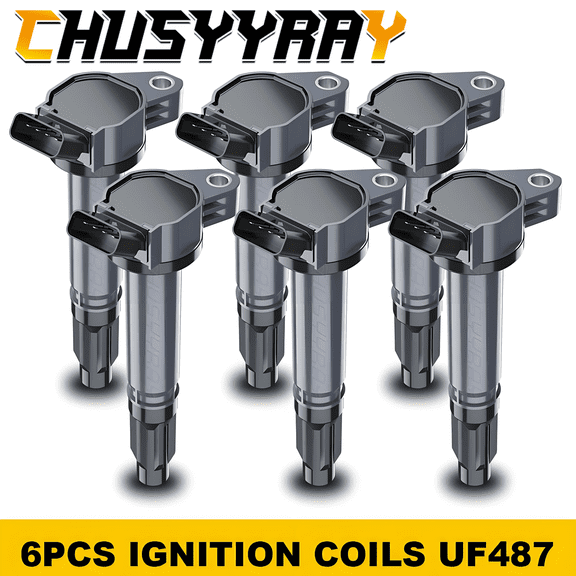CHUSYYRAY 6Pcs Ignition Coil UF487 for LEXUS RX350 3.5L 2007-2015