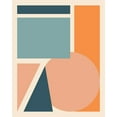 thumbnail image 2 of Medley, Elizabeth 12x14 White Modern Wood Framed Museum Art Print Titled - Papercut Abstract II, 2 of 4