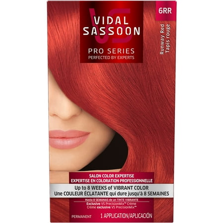 Vidal Sassoon Vs London Luxe Hair Color 6rr Runway Red Walmart Com