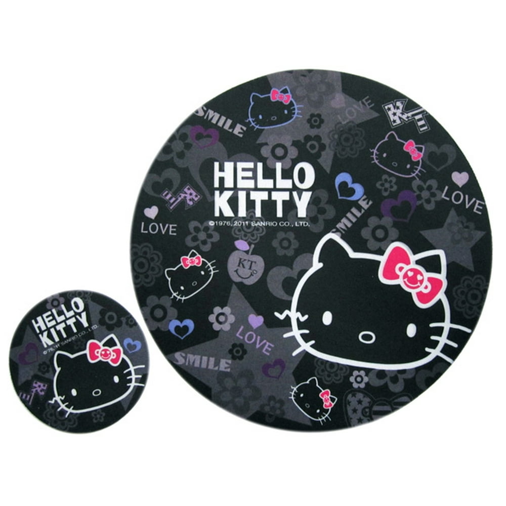 Hello Kitty Mouse Pad Sanrio Hello Kitty Mouse Pad (Black)