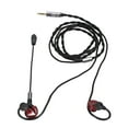 thumbnail image 2 of Gaming Earbuds with Detachable Microphone, 3.5mm MMCX In Ear Gaming Headset for Cell Phones PCs Tablets Laptops Switch, Silver Plated Core, 3.9ft Cable, 2 of 7