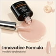 thumbnail image 2 of modelones 8-in-One Builder Nail Gel, Neutral Nude Gel Builder for Nail Thickening, LED Nail Lamp Cured Hard Gel Nail Strengthener Extension Color Gel Base Rhinestone Gel Nail Glue, 2 of 9