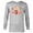 Athletic Heather, variant on Mickey Mouse Ah Not Monday - Long Sleeve T-Shirt for Men - Customized-Navy