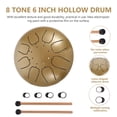 thumbnail image 2 of MasteelfCA 1 Set Practical 8-tone Ethereal Drum Children Adult Portable 6-inch Drum Set, 2 of 8
