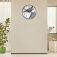 thumbnail image 4 of RKSTN Metal Wall Clock Wall Clock Living Room Clock Digital Clock Wall Watch Modern Silent Mute Clock, 4 of 6