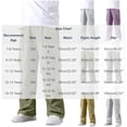 thumbnail image 4 of DJDLJWCJ Teen Boys School Uniform Pants Straight Fit Wide Leg Cargo Pants Elastic Waist Comforty Lightweight Pants Gray Size 12, 4 of 6