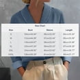 thumbnail image 4 of Women's Denim Button Down Collar Shirt Tops Blouses Tunics for Casual Daily Wear Work Office Vacation Outfits Fashion Essential Gift for Ladies | Sopatenor,Khaki XL, 4 of 9