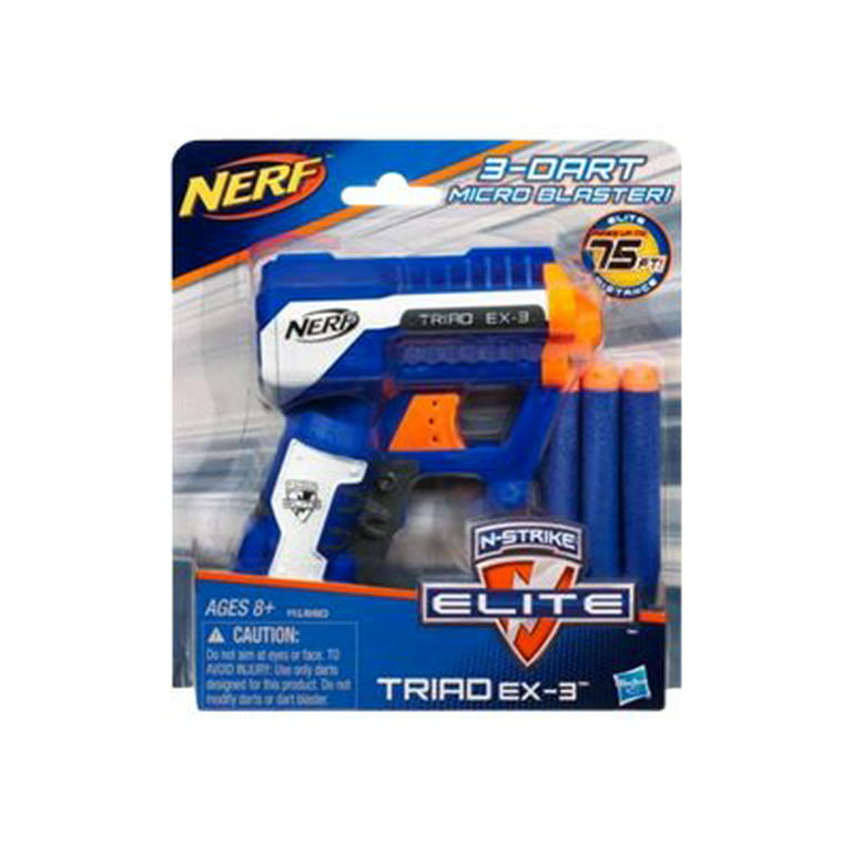efterspørgsel butik skovl NERF N-Strike Elite - TRIAD EX-3 blaster - 3 darts - Walmart.com