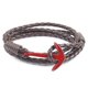 thumbnail image 1 of Pulsera de ancla para hombre, pulsera de cuero sintético multicapa para hombres y mujeres, 6, 1 of 4