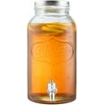 thumbnail image 4 of Royalty Art Mason Jar Drink Dispenser with Spigot 1 Gallon Tea, Juice, and Beverage Server, Thick Borosilicate Glass, Screw On Lid, Leak Resistant and Dishwasher Safe, 4 of 4