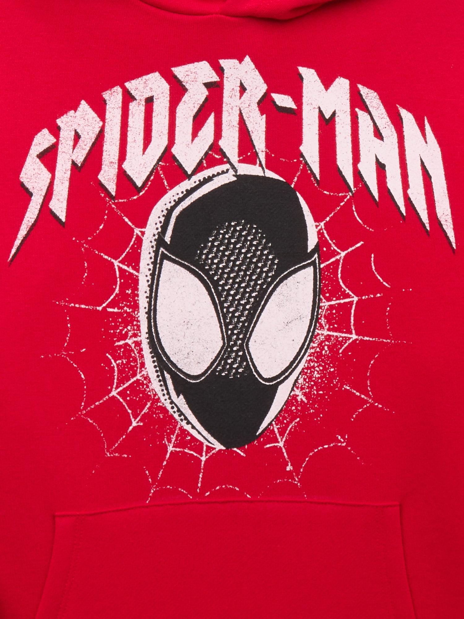 Spider-Man Boys Miles Splat Graphic Print Hoodie with Long-Sleeves, Sizes 4-18