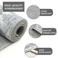thumbnail image 3 of FairOnly Runner Rug 2' x 6'Washable Boho Moroccan Rug, Stain Resistant Low Pile Geometric Distressed Carpet for Hallway Laundry Kitchen, Grey, 3 of 7